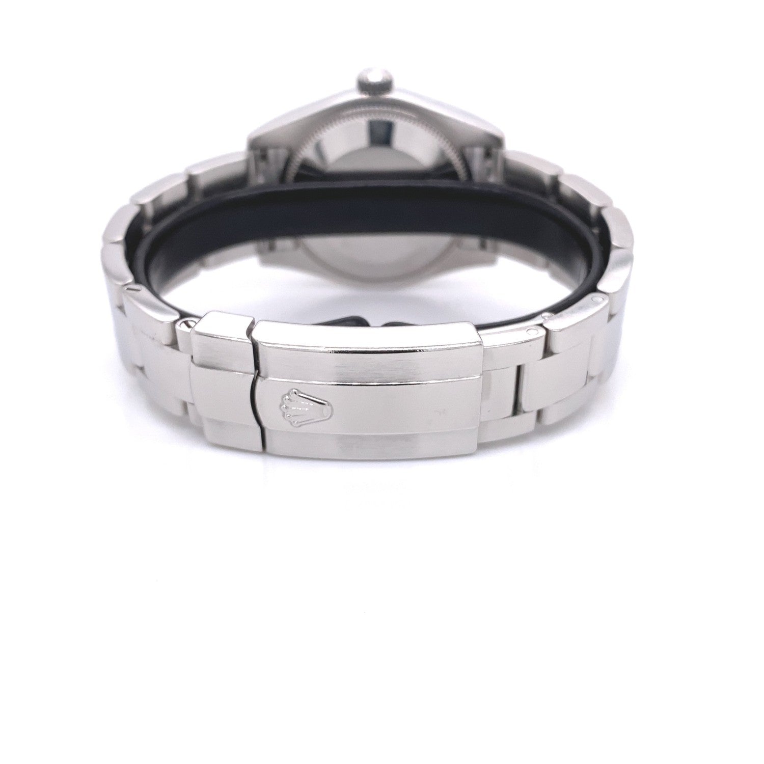 Rolex Datejust 31mm White Gold Fluted Bezel Silver Dial Index 178274 PLZUPH - Beverly Hills Watch Company