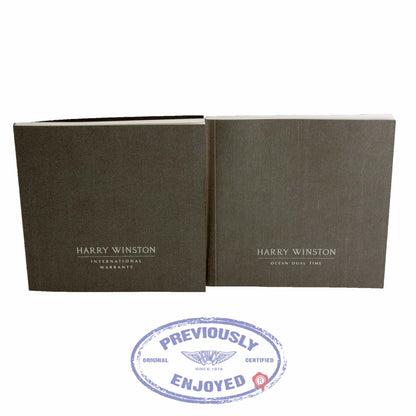 Harry Winston 44mm Ocean Dual Time Rose Gold Watch OCEATZ44RR001 PNFH1K - Beverly Hills Watch Company