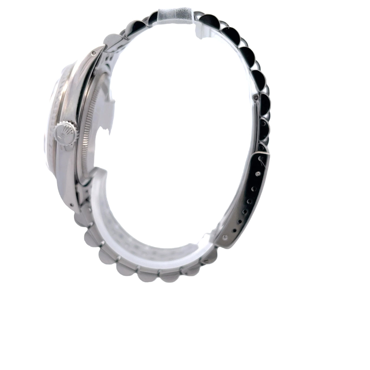 Rolex Datejust 36MM Stainless Steel White Gold Fluted Bezel Jubilee Bracelet 16234