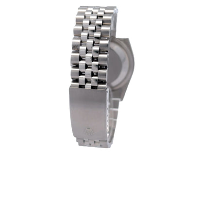 Rolex Datejust 36MM Stainless Steel White Gold Fluted Bezel Jubilee Bracelet 16234