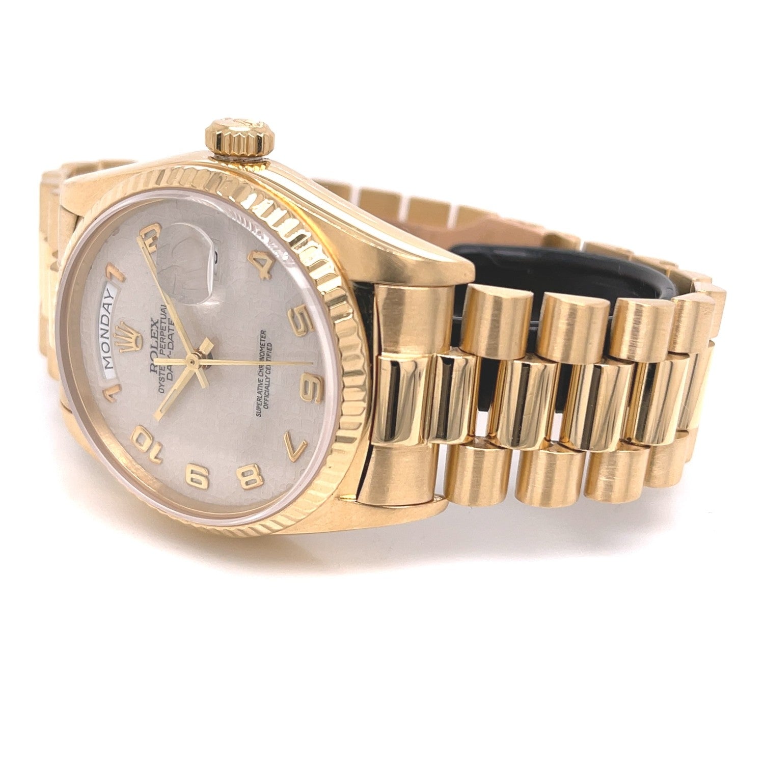 Rolex Day-Date 36MM President 18k Yellow Gold18038 PR8Z9Y - Beverly Hills Watch Company