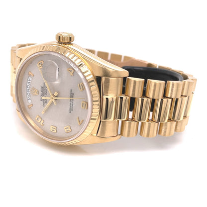 Rolex Day-Date 36MM President 18k Yellow Gold18038 PR8Z9Y - Beverly Hills Watch Company