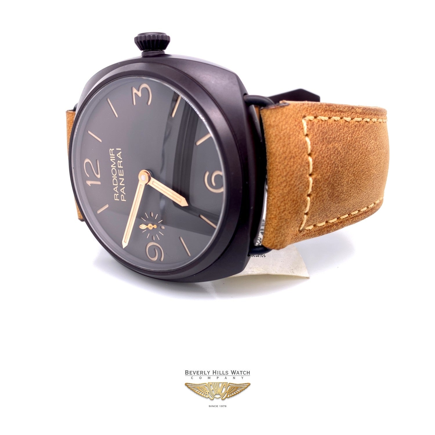 Panerai Radiomir 47mm Composite Case Brown Dial PAM00504 Q41N1D - Beverly Hills Watch Company