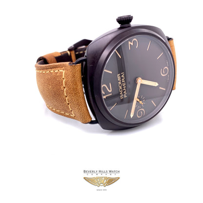 Panerai Radiomir 47mm Composite Case Brown Dial PAM00504 Q41N1D - Beverly Hills Watch Company
