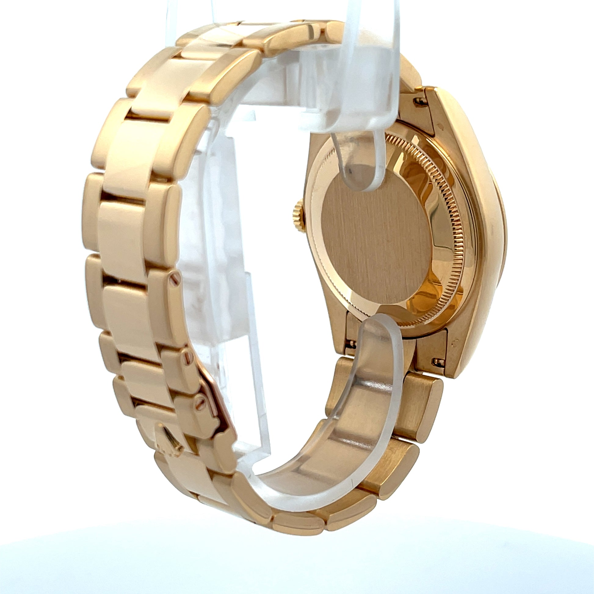 Rolex Day-Date Oyster 36MM Yellow Gold Champagne Roman 118208 - Beverly Hills Watch Company