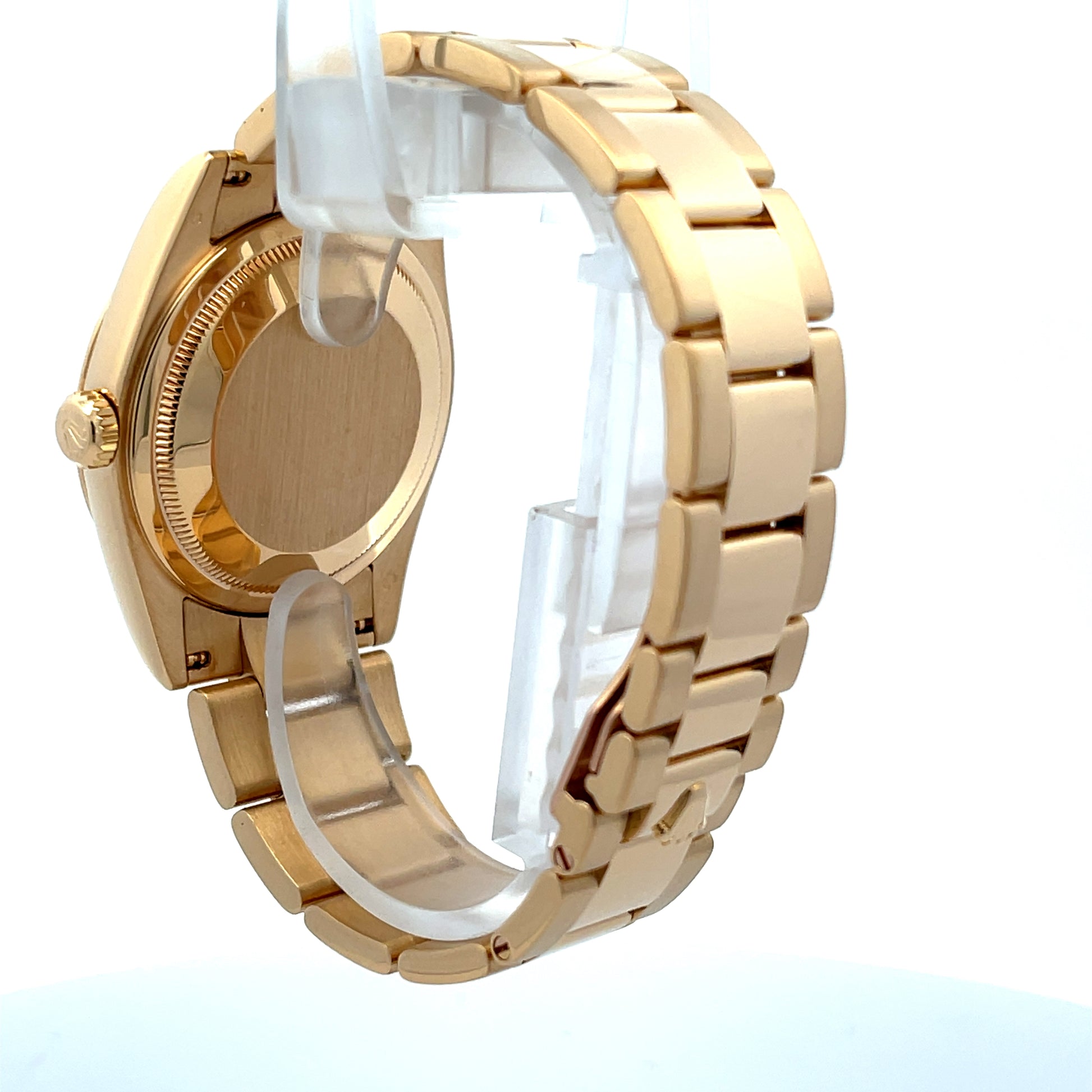 Rolex Day-Date Oyster 36MM Yellow Gold Champagne Roman 118208 - Beverly Hills Watch Company