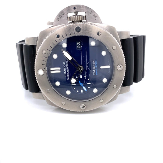 Panerai Submersible 47mm BMG-Tech Blue Dial PAM00692 - Beverly Hills Watch Company