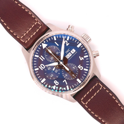 IWC Pilot Chronograph Antoine de Saint Exupéry IW377713 - Beverly Hills Watch Company