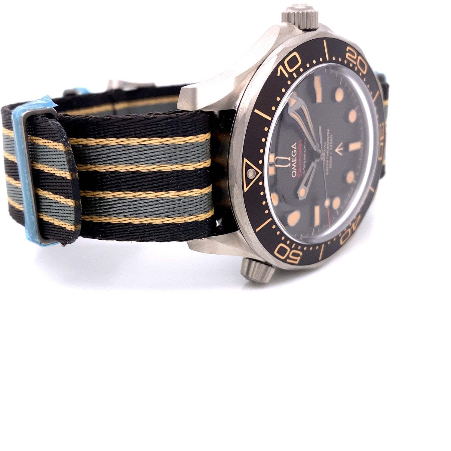 Omega Seamaster Diver 007 Chronometer Brown Dial 210.92.42.20.01.001 QEK8F9 - Beverly Hills Watch Company