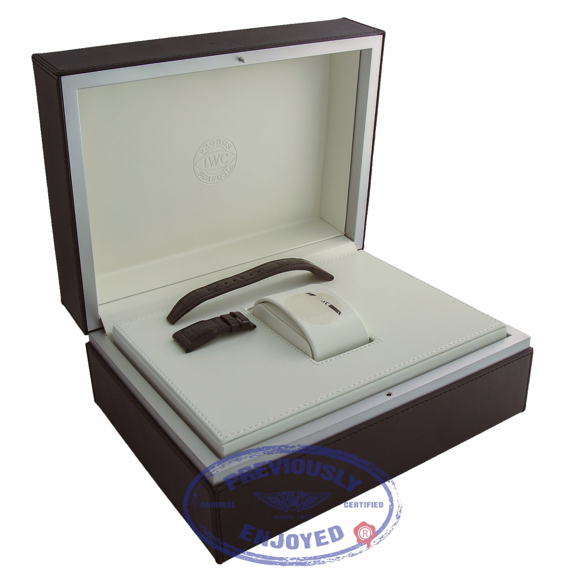 IWC Pilot Worldtimer 45MM Automatic Stainless Steel Black Dial Alligator strap IW326201 QEN62H - Beverly Hills Watch Store