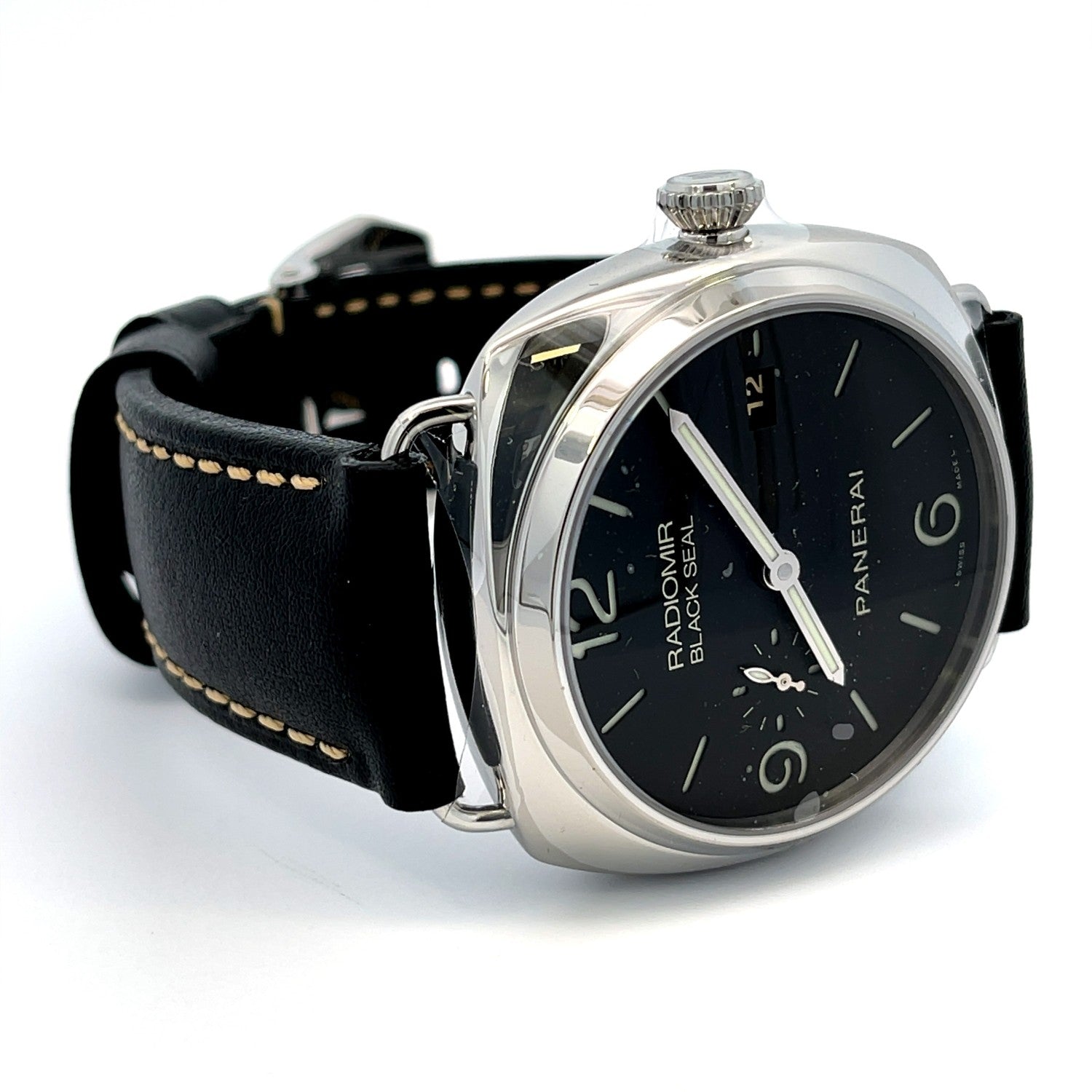 Panerai Radiomir Black Seal 45mm Stainless Steel PAM00388 - Beverly Hills Watch Company