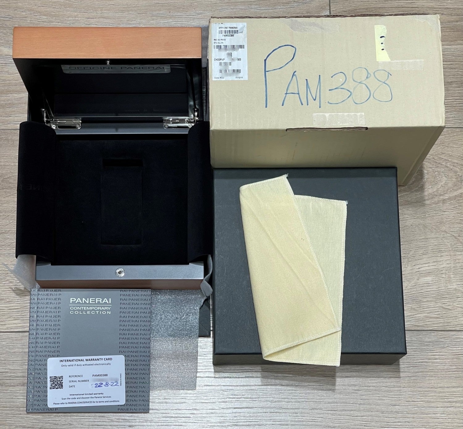 Panerai Radiomir Black Seal 45mm Stainless Steel PAM00388 - Beverly Hills Watch Company