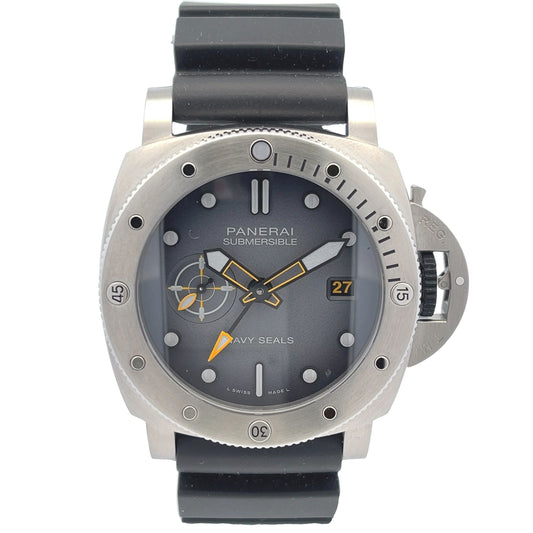 Panerai Submersible GMT 44mm Navy SEAL's PAM01323 - Beverly Hills Watch Company