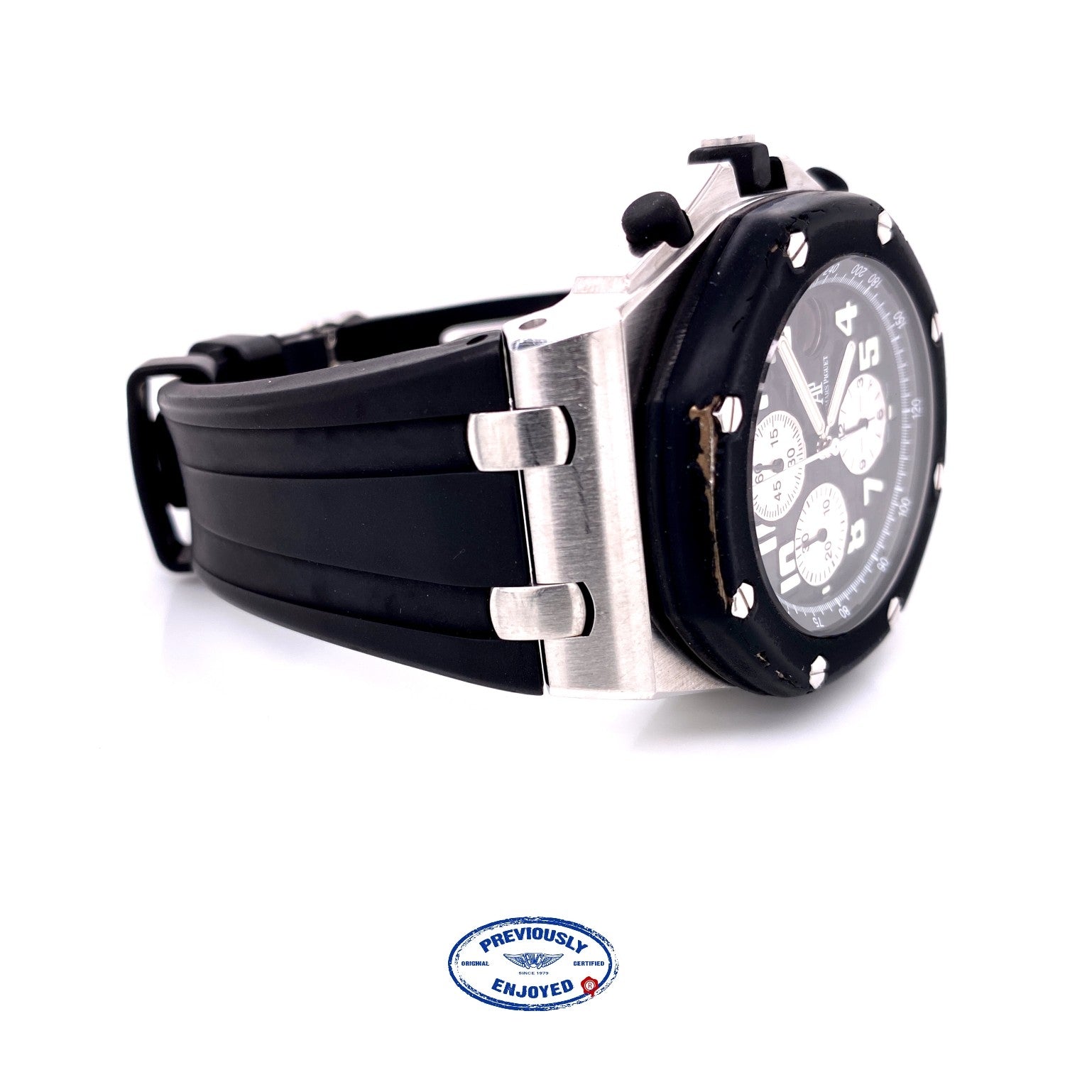 Audemars Piguet Royal Oak 42mm Offshore Rubberclad Stainless Steel 25940SK.OO.D002CA.01.A QPJK14 - Beverly Hills Watch Company