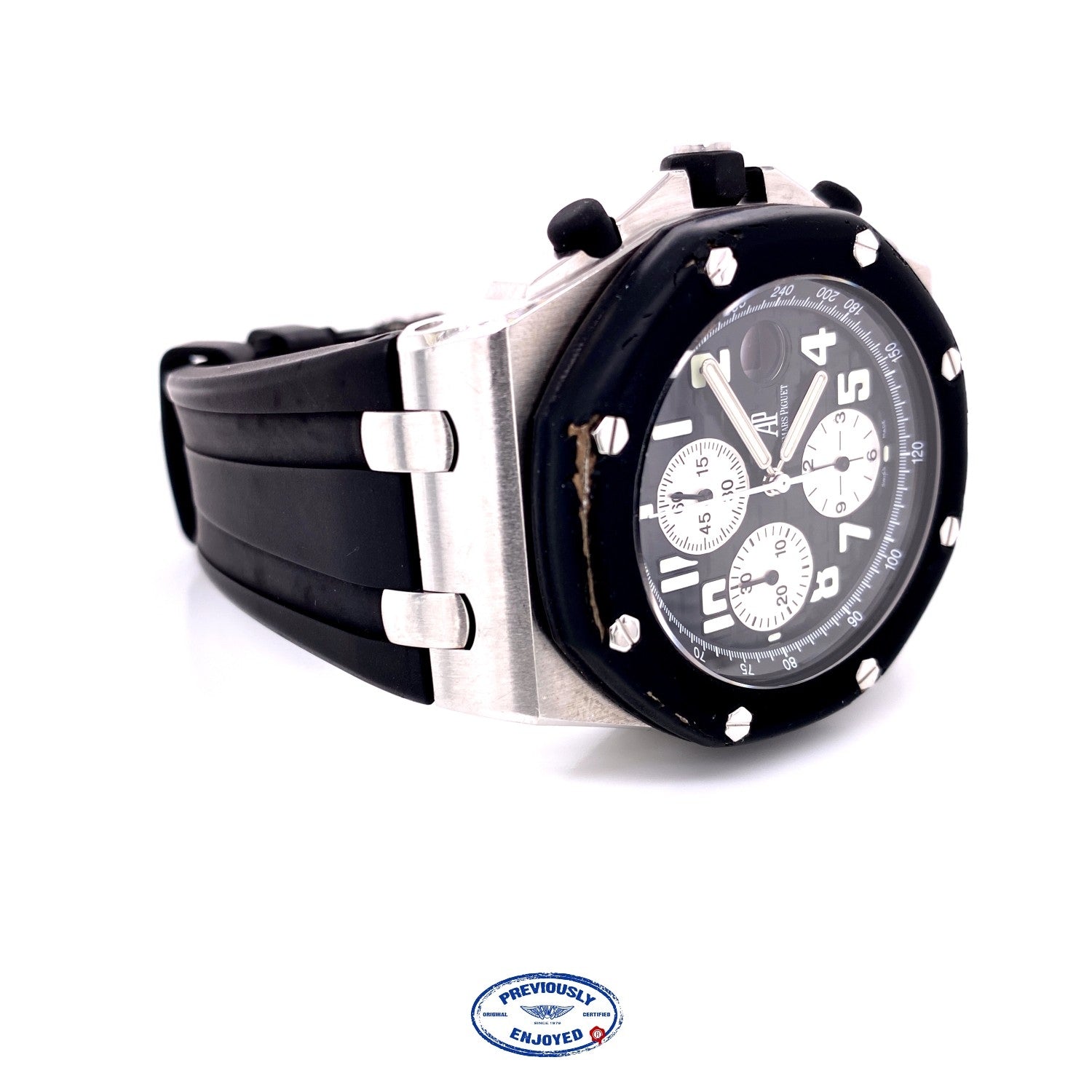 Audemars Piguet Royal Oak 42mm Offshore Rubberclad Stainless Steel 25940SK.OO.D002CA.01.A QPJK14 - Beverly Hills Watch Company