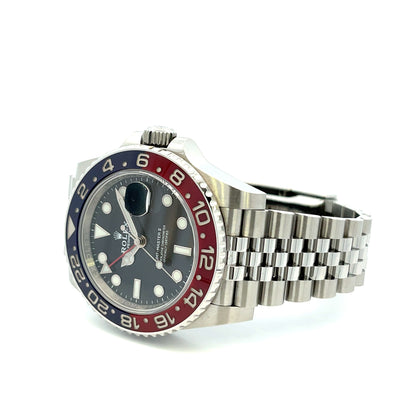 Rolex GMT Master II Stainless Steel Ceramic Pepsi 126710BLRO - Beverly Hills Watch Company