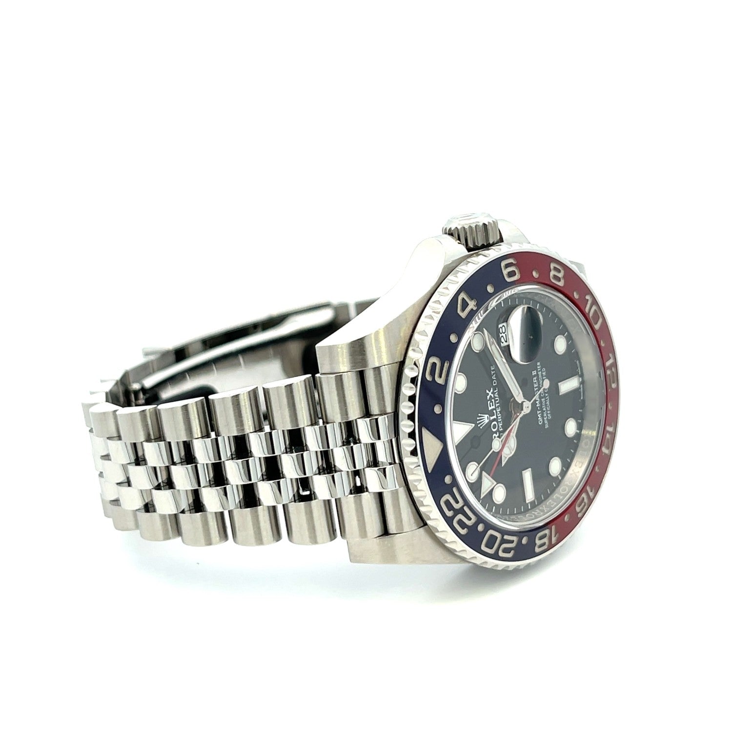 Rolex GMT Master II Stainless Steel Ceramic Pepsi 126710BLRO - Beverly Hills Watch Company