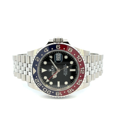 Rolex GMT Master II Stainless Steel Ceramic Pepsi 126710BLRO - Beverly Hills Watch Company