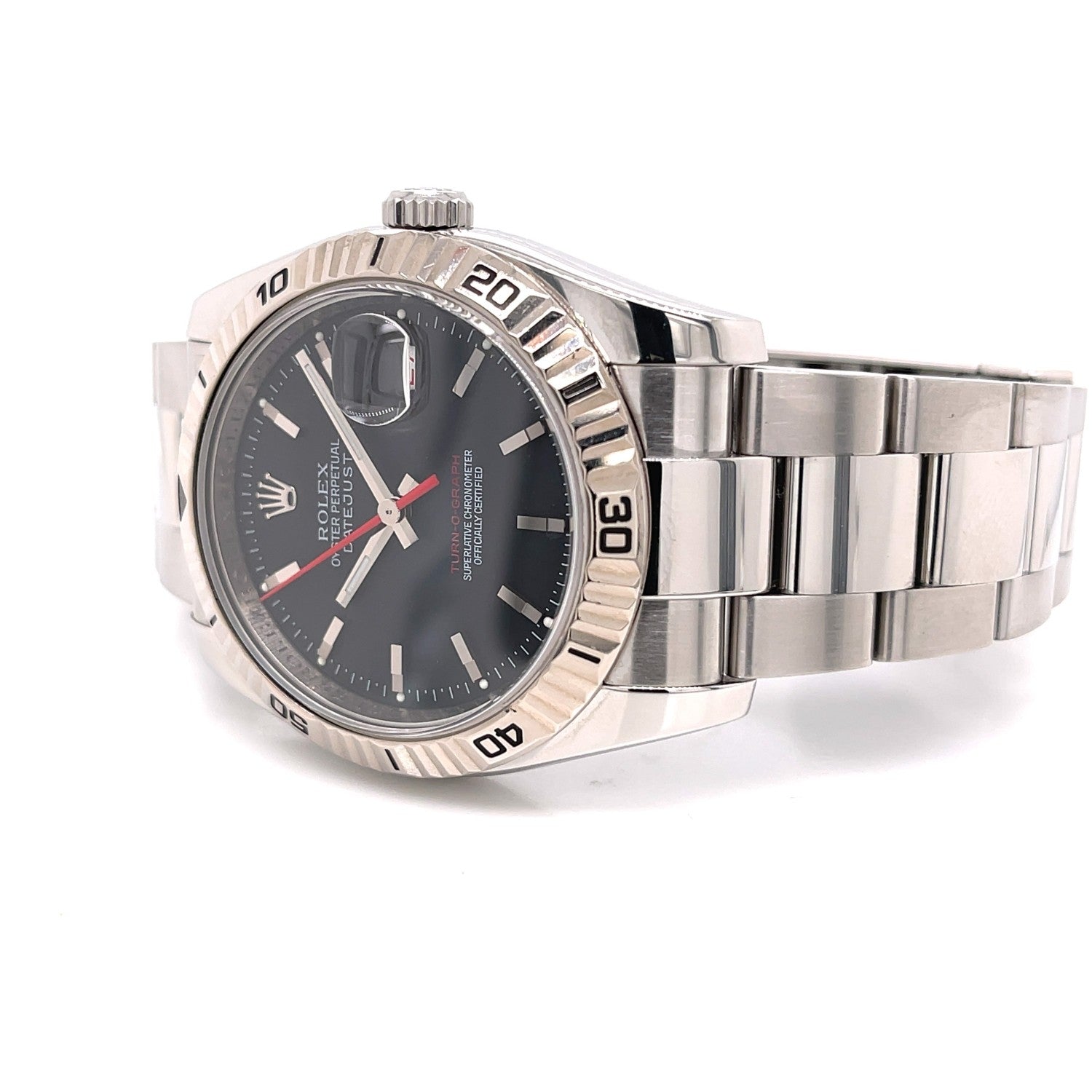 Rolex Datejust 36mm Stainless Steel Turn-O-Graph 116264  - Beverly Hills Watch Company