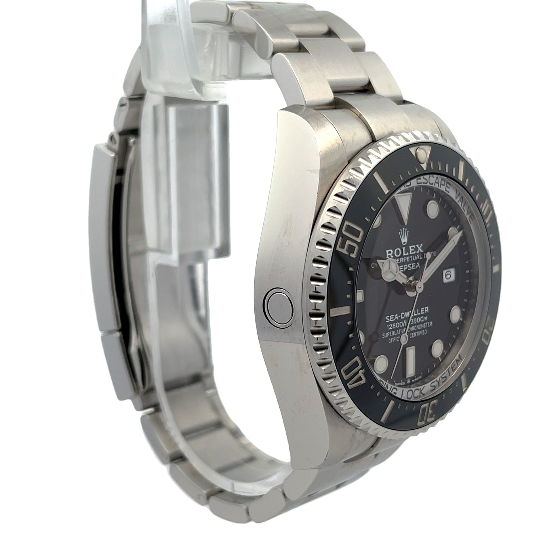 Rolex Sea-Dweller Deepsea 44mm Stainless Steel Black Dial 126660 - Beverly Hills Watch Company