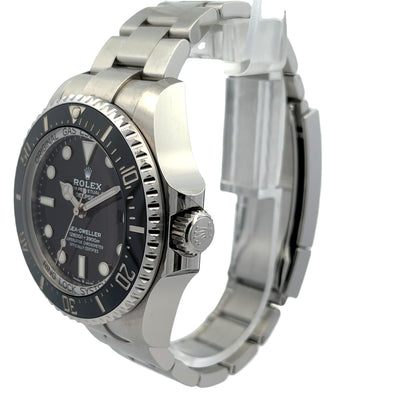 Rolex Sea-Dweller Deepsea 44mm Stainless Steel Black Dial 126660 - Beverly Hills Watch Company