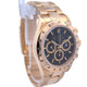 Rolex Daytona Zenith Movement 18K Yellow Gold Black Dial 16528