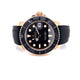 Rolex Yacht-Master 37mm Everose Black Dial Rubber Strap 268655 RAD046 -  Beverly Hills Watch Company