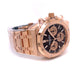 Audemars Piguet 41mm Rose Gold Chronograph Chocolate Dial 26239OR.OO.D821CR.01 RFK7MK - Beverly Hills Watch Company