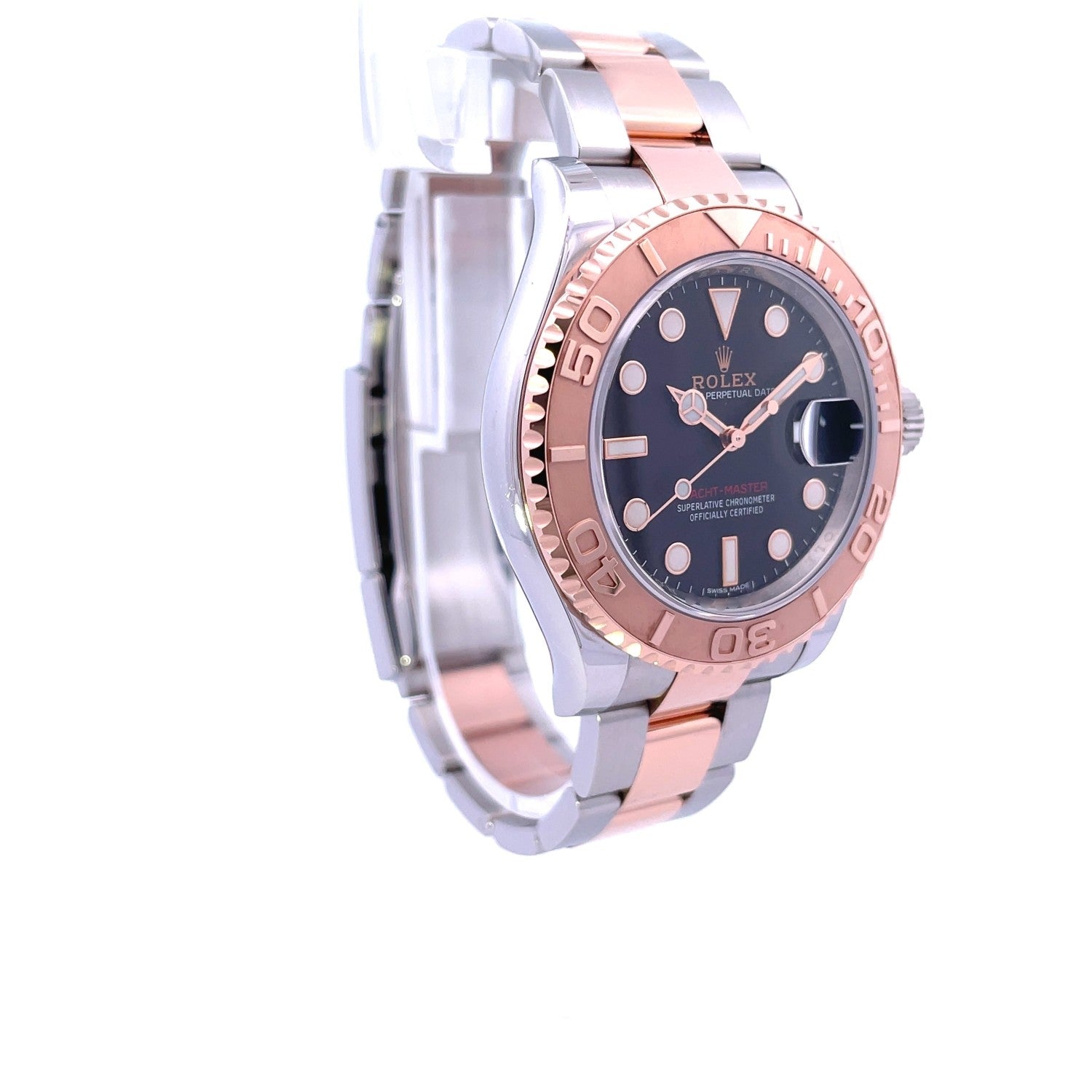 Rolex Yachtmaster 40mm Rose Gold and Stainless Steel 116621 - Beverly Hills Watch Company