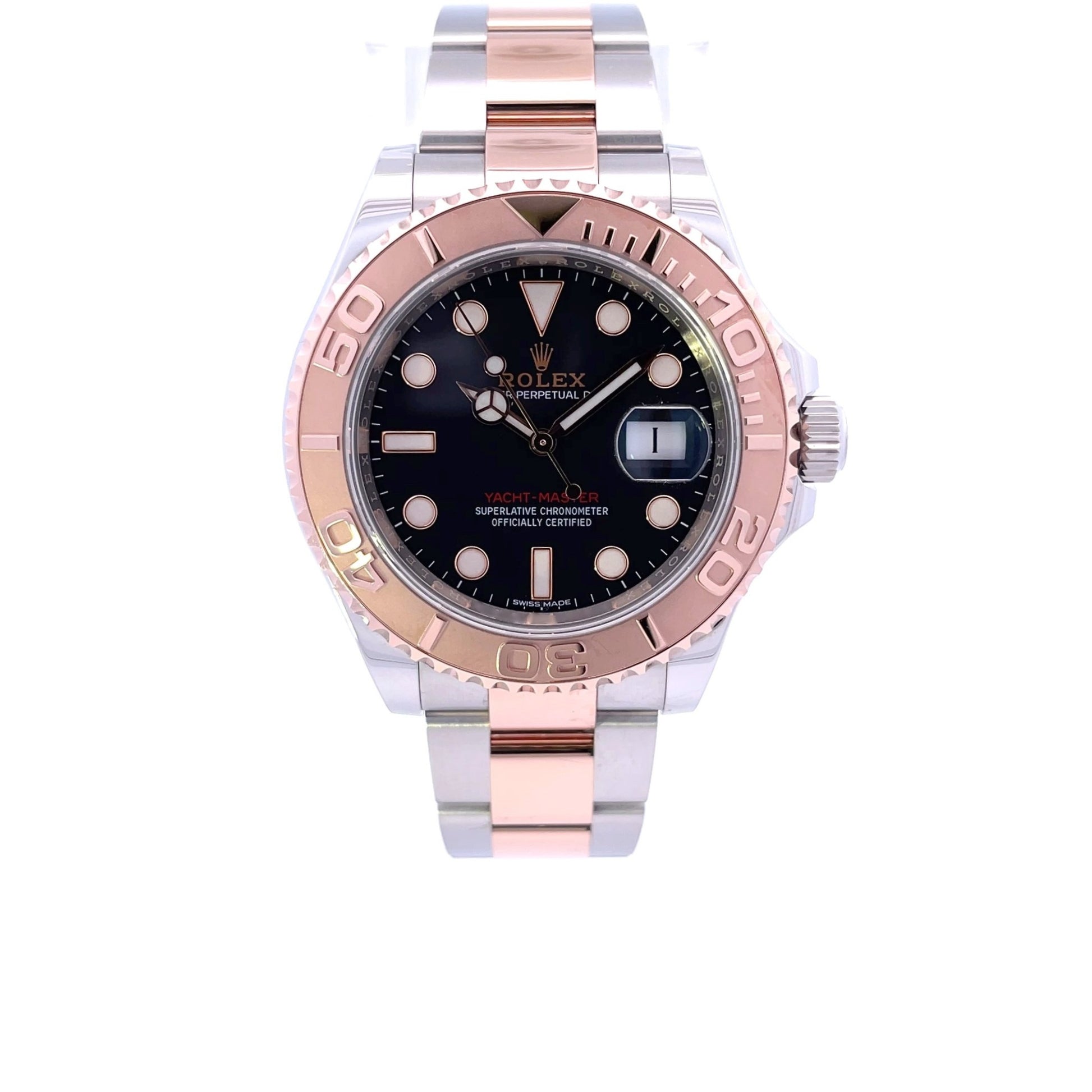 Rolex Yachtmaster 40mm Rose Gold and Stainless Steel 116621 - Beverly Hills Watch Company