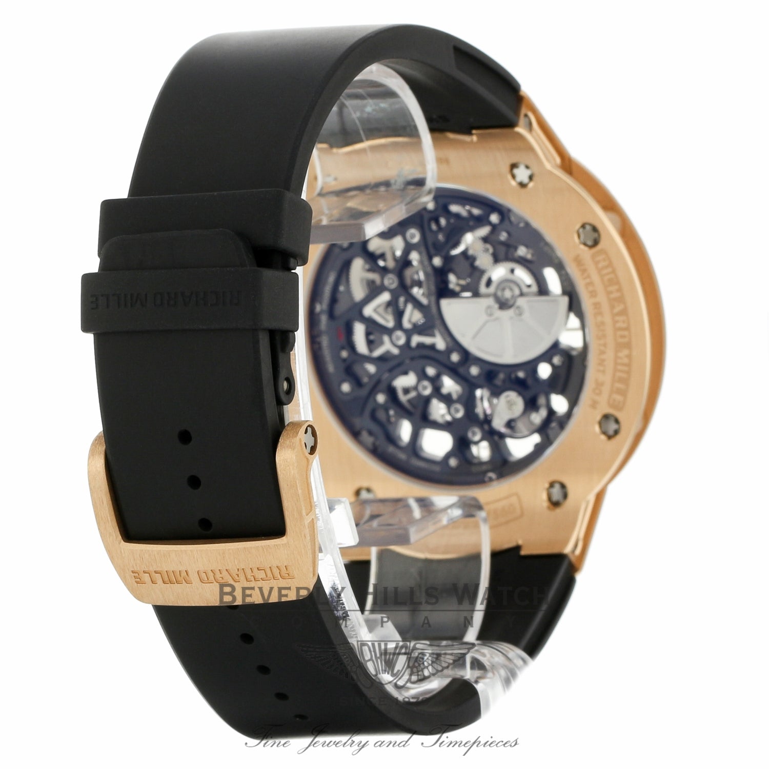 Richard Mille Rose Gold Ultra Flat Self-Winding Movement Platinum Micro-Rotor RM033 AO RG 2Y1K9J - Beverly Hills Watch