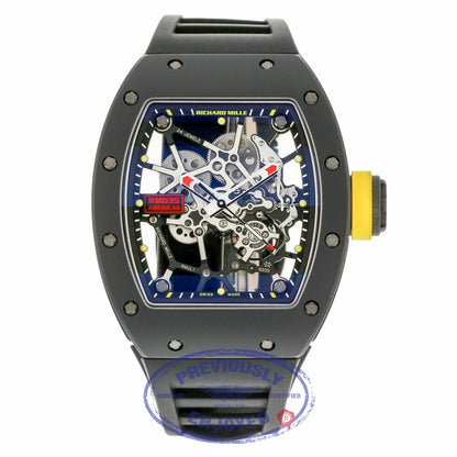 Richard Mille All Black Manual Wind Skeleton RM035 CA TZP Americas HCPPNP - Beverly Hills Watch