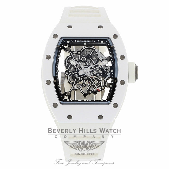 Richard Mille Bubba Watson RM055 All White RM055 Ti-ATZ QZUKZD - Beverly Hills Watch