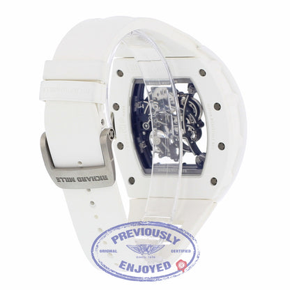 Richard Mille Bubba Watson RM055 All White RM055 Ti-ATZ CF1CX0 - Beverly Hills Watch