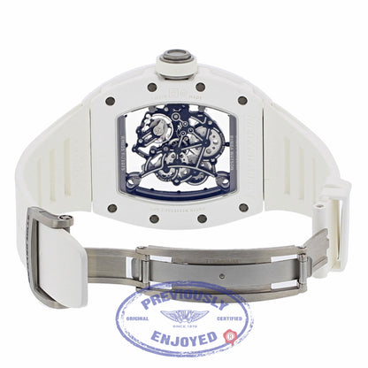 Richard Mille Bubba Watson RM055 All White RM055 Ti-ATZ CF1CX0 - Beverly Hills Watch