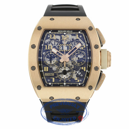 Richard Mille Ivory Felipe Massa 18K Rose Gold RM011 RG/6104 JDJQQP - Beverly Hills Watch