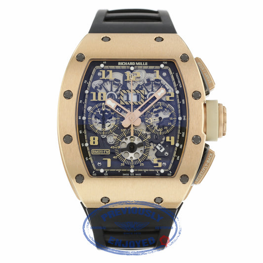 Richard Mille Ivory Felipe Massa 18K Rose Gold RM011 RG/6104 JDJQQP - Beverly Hills Watch