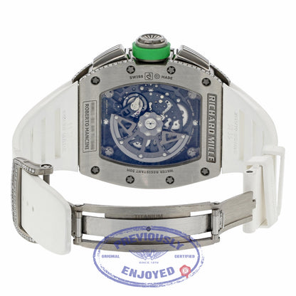 Richard Mille Mancini Edition Titanium Aftermarket Diamond RM11-01 AN Ti/046 KFZ9EY - Beverly Hills Watch