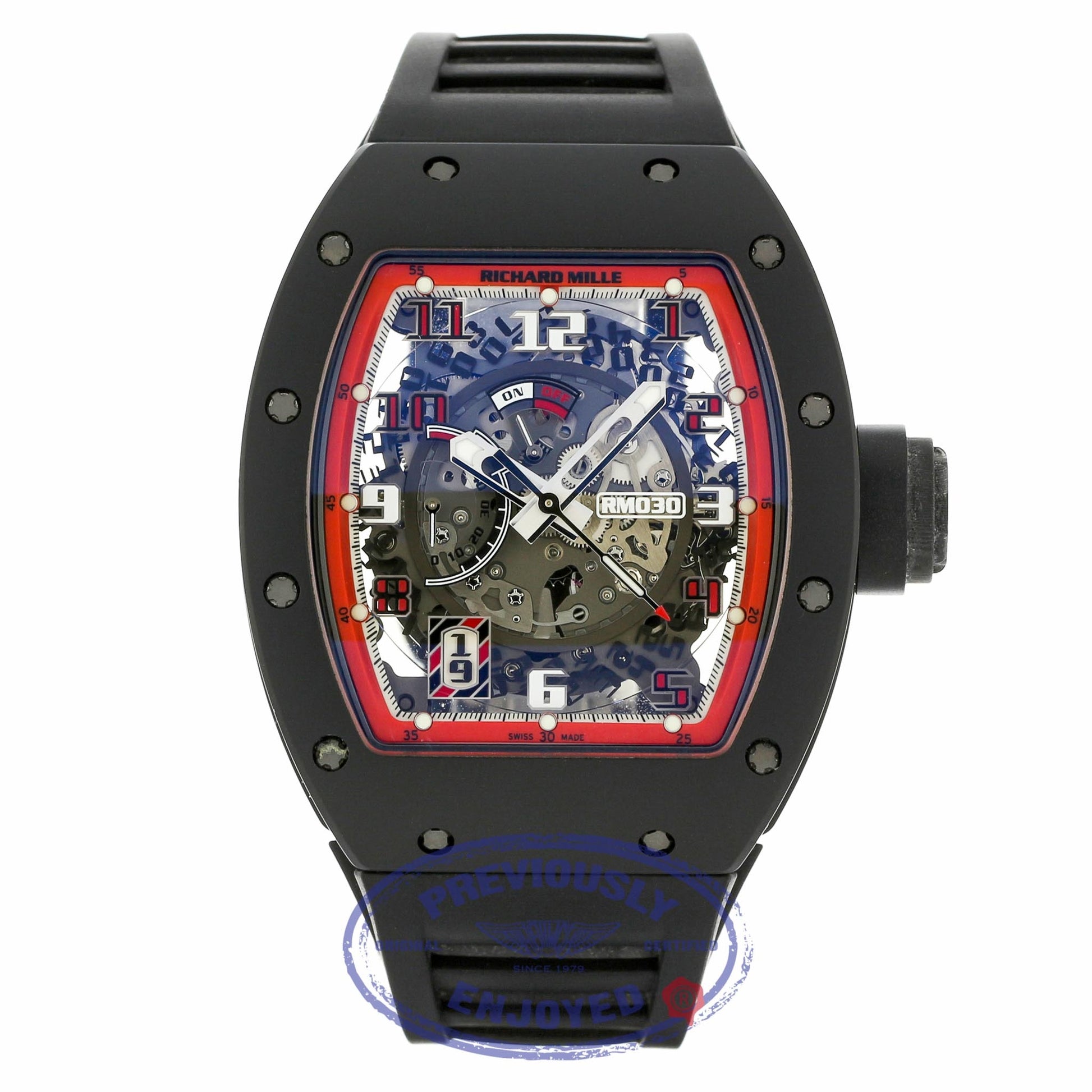 Richard Mille RM30 Black Dash Limited Edition of 50 Pieces Americas Collection RM030CA-TZP KV7R48 - Beverly Hills Watch