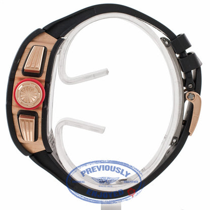 Richard Mille RM011 Rose Gold Carbon Fiber NTPT Limited Edition of 3 Black Rubber Strap RM011 AO RG CA NTPT Lotus F1 XM1472 - Beverly Hills Watch Company Watch Store