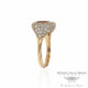 Naira & C Cushion Cut Morganite Rose Gold Ring ZJL7VJ - Beverly Hills Watch and Jewelry Company