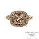 Naira & C Cushion Cut Morganite Rose Gold Ring ZJL7VJ - Beverly Hills Watch and Jewelry Company