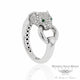 Naira & C 18K White Gold Diamond Panther Head CCMI0281/13/ring-W ZX0NVT - Beverly Hills Jewelry Store