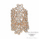 Designs by Naira 18k Rose Gold Daisy Lacy Diamonds Ring D367R 4K9HA7 - Beverly Hills Jewelry Company