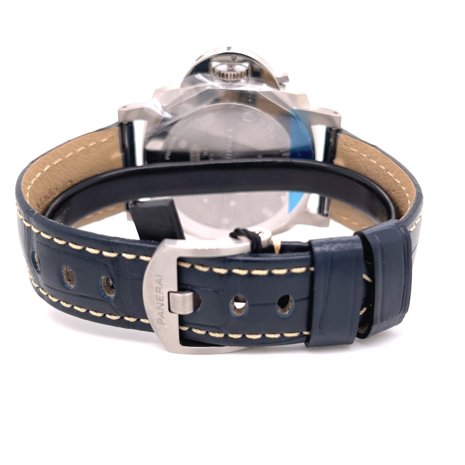 Panerai Luminor Due 42mm Titanium Blue Dial PAM00927 - Beverly Hills Watch Company