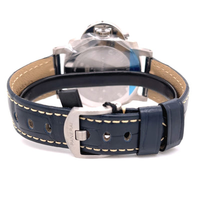 Panerai Luminor Due 42mm Titanium Blue Dial PAM00927 - Beverly Hills Watch Company
