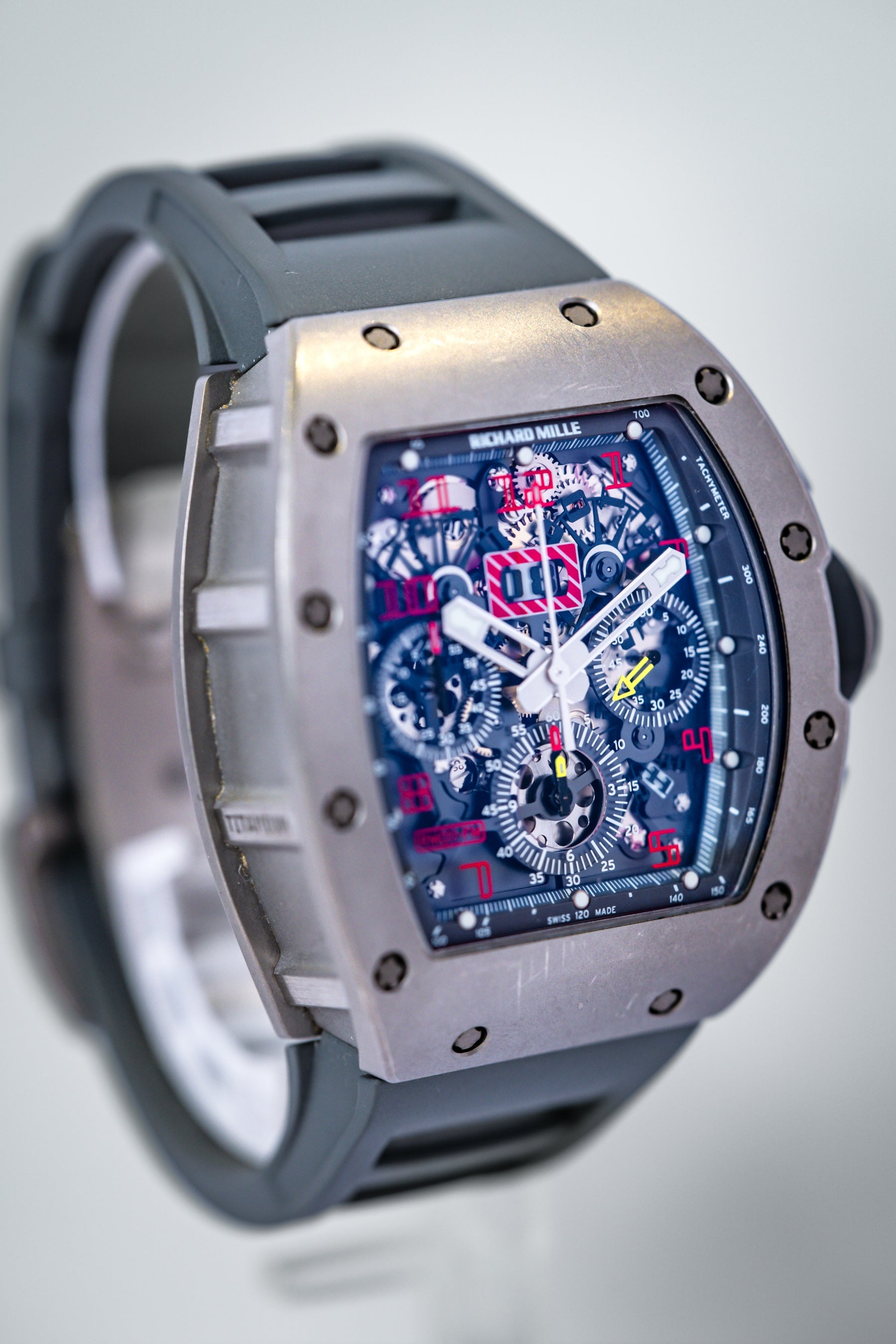 Richard Mille RM011 Titanium Micro Sandblasted Felipe Massa - Beverly Hills Watch Company