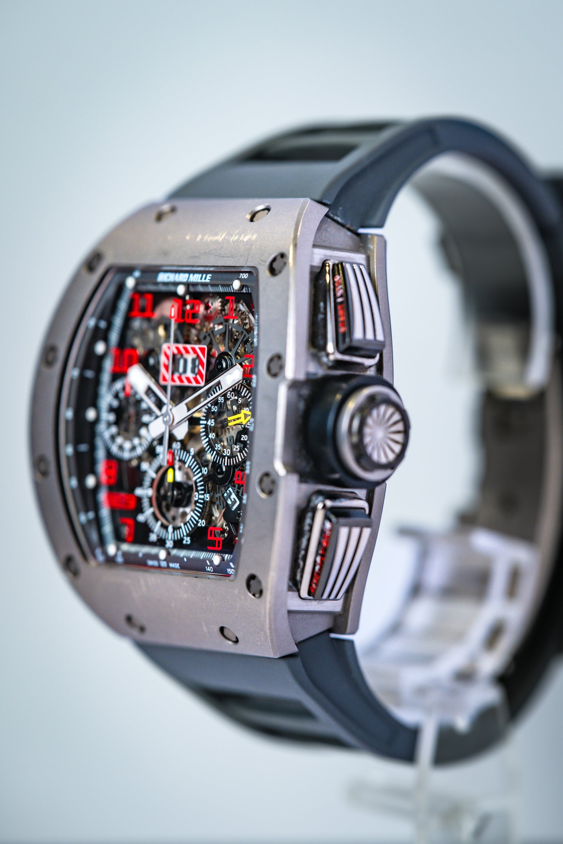 Richard Mille RM011 Titanium Micro Sandblasted Felipe Massa - Beverly Hills Watch Company