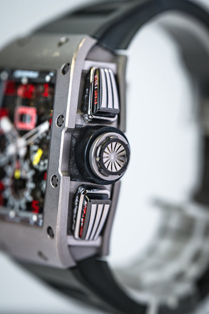 Richard Mille RM011 Titanium Micro Sandblasted Felipe Massa - Beverly Hills Watch Company