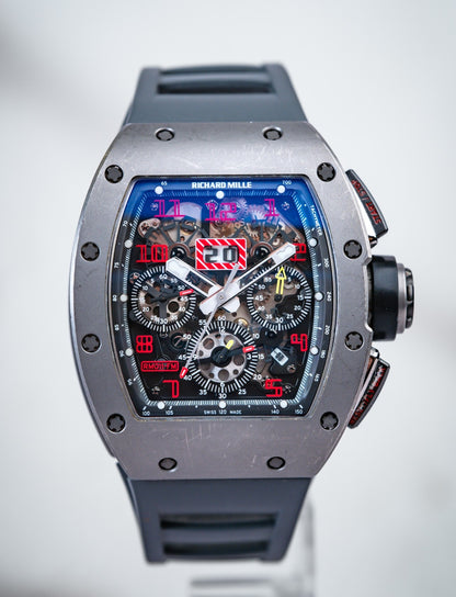 Richard Mille RM011 Titanium Micro Sandblasted Felipe Massa - Beverly Hills Watch Company